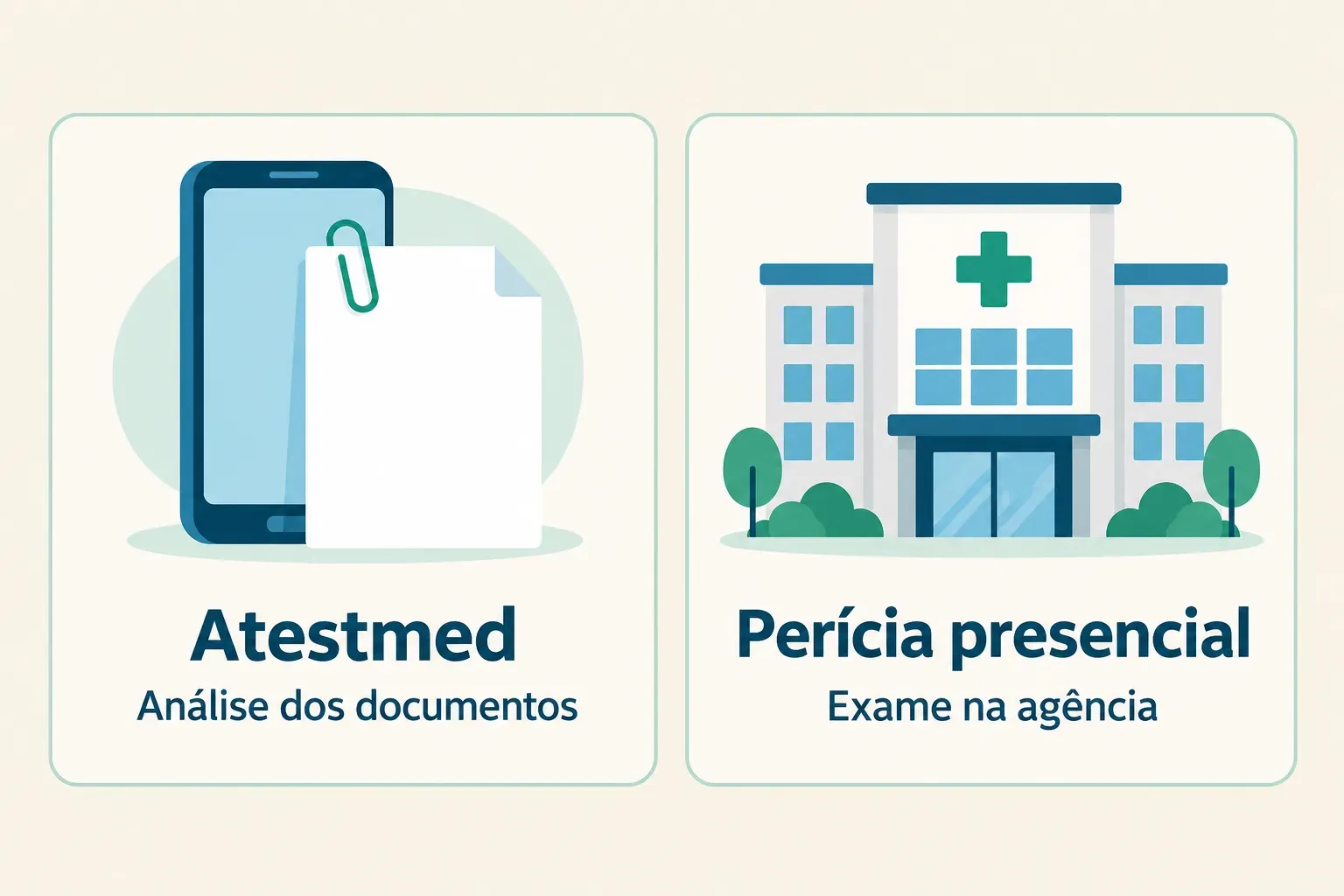 Dois caminhos da perícia: análise de documentos e exame presencial