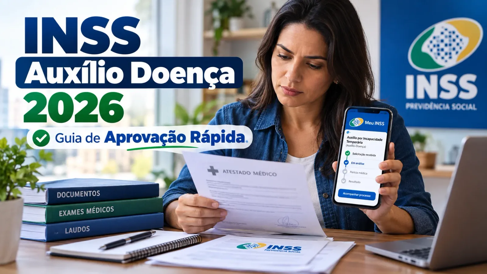 INSS Auxílio Doença 2026 Guia de Aprovação Rápida