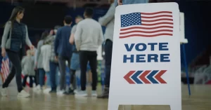 Placa de votação nos Estados Unidos