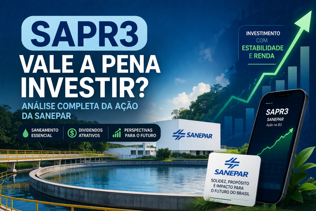 SAPR3 vale a pena? Análise completa da ação - Fonte: Imagem gerada por IA (DALL·E / ChatGPT)