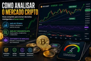 Digital Plane: Finanças, Investimentos e Criptomoedas 1 Como Analisar o Mercado Cripto e Lucrar Mais - Fonte: Imagem gerada por IA (DALL·E / ChatGPT)
