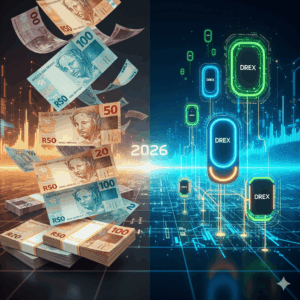Digital Plane: Finanças, Investimentos e Criptomoedas 13 Dinheiro em espécie vai acabar com o Drex? - Fonte: Imagem gerada por IA / Gemini