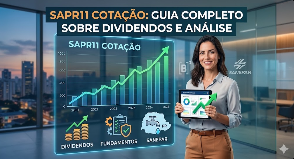 SAPR11 Cotação: Vale a Pena Investir em 2026? - Fonte: Imagem gerada por IA / Gemini