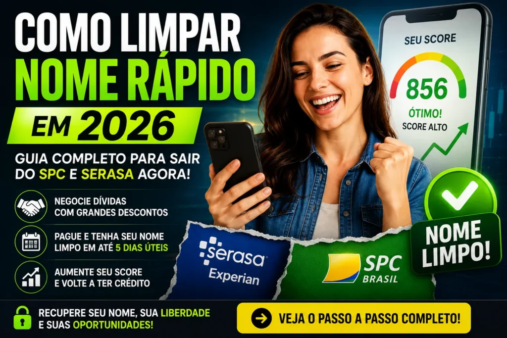 Como Limpar Nome Rápido em 2026: Guia Completo - Fonte: Imagem gerada por IA (DALL·E / ChatGPT)