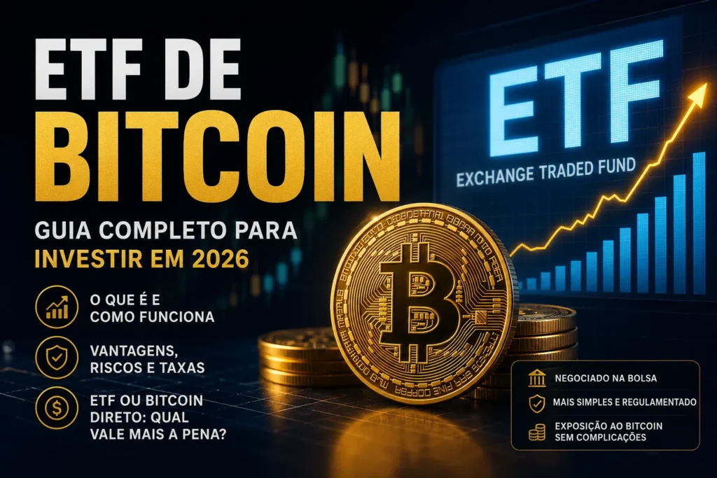 ETF de Bitcoin: Vale a Pena Investir em 2026? - Fonte: Imagem gerada por IA (DALL·E / ChatGPT)