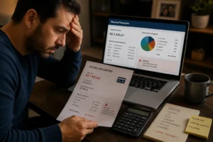 Como Saber se Preciso Declarar Imposto de Renda 2 Movimentações incompatíveis com a renda podem chamar atenção da Receita. - Fonte: Imagem gerada por IA (DALL·E / ChatGPT)