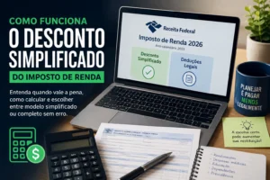 Digital Plane: Finanças, Investimentos e Criptomoedas 1 Como Funciona o Desconto Simplificado do Imposto de Renda - Fonte: Imagem gerada por IA (DALL·E / ChatGPT)