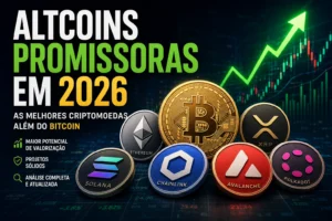 Digital Plane: Finanças, Investimentos e Criptomoedas 3 Altcoins Promissoras 2026: Guia Completo - Fonte: Imagem gerada por IA (DALL·E / ChatGPT)