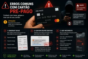 Cartão Pré-pago Vale a Pena? Descubra a Verdade 5 Entender taxas e segurança evita prejuízos no uso do cartão pré-pago. - Fonte: Imagem gerada por IA (DALL·E / ChatGPT)