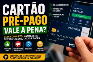 Digital Plane: Finanças, Investimentos e Criptomoedas 2 Cartão Pré-pago Vale a Pena? Descubra a Verdade - Fonte: Imagem gerada por IA (DALL·E / ChatGPT)