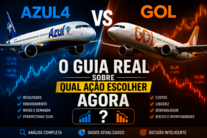 Digital Plane: Finanças, Investimentos e Criptomoedas 1 Azul4 ou Gol: O Guia Real Sobre Qual Ação Escolher Agora - Fonte: Imagem gerada por IA (DALL·E / ChatGPT)