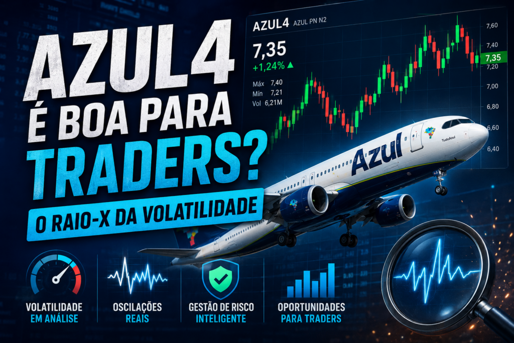 Azul4 é Boa Para Traders? O Raio-X da Volatilidade
