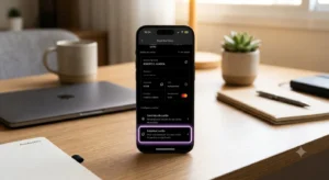 Perdeu o Roxinho? Veja Como Pedir Outro Cartão Nubank 1 Tela de celular mostrando o menu de configuração para solicitar nova via de cartão de crédito