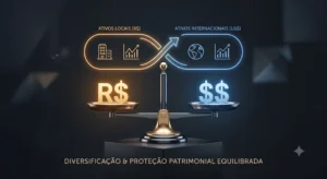A proporção correta entre Real e Dólar é o que garante uma carteira protegida contra solavancos políticos e econômicos. Descubra se investir em dólar vale a pena para o seu momento.