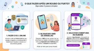 Fluxo correto de ações obrigatórias para garantir a aprovação do sinistro sem rejeição.