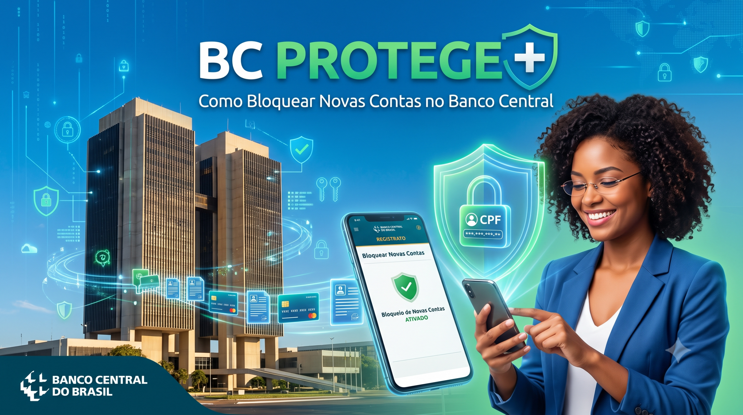 BC Protege +: Como Bloquear Novas Contas no Banco Central