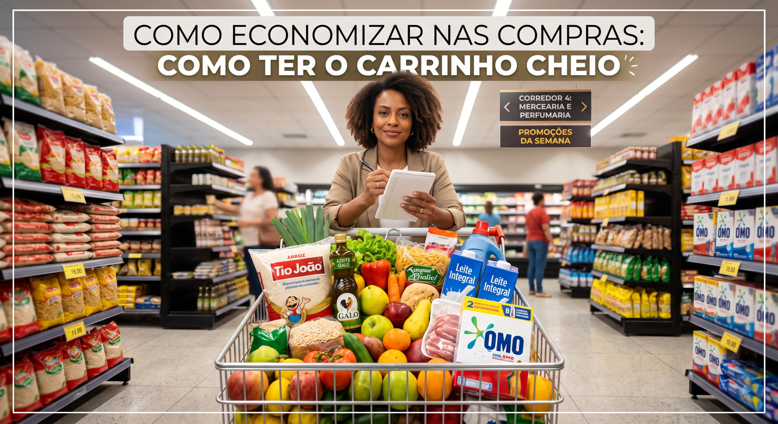 Como Economizar nas Compras: Como Ter o Carrinho Cheio