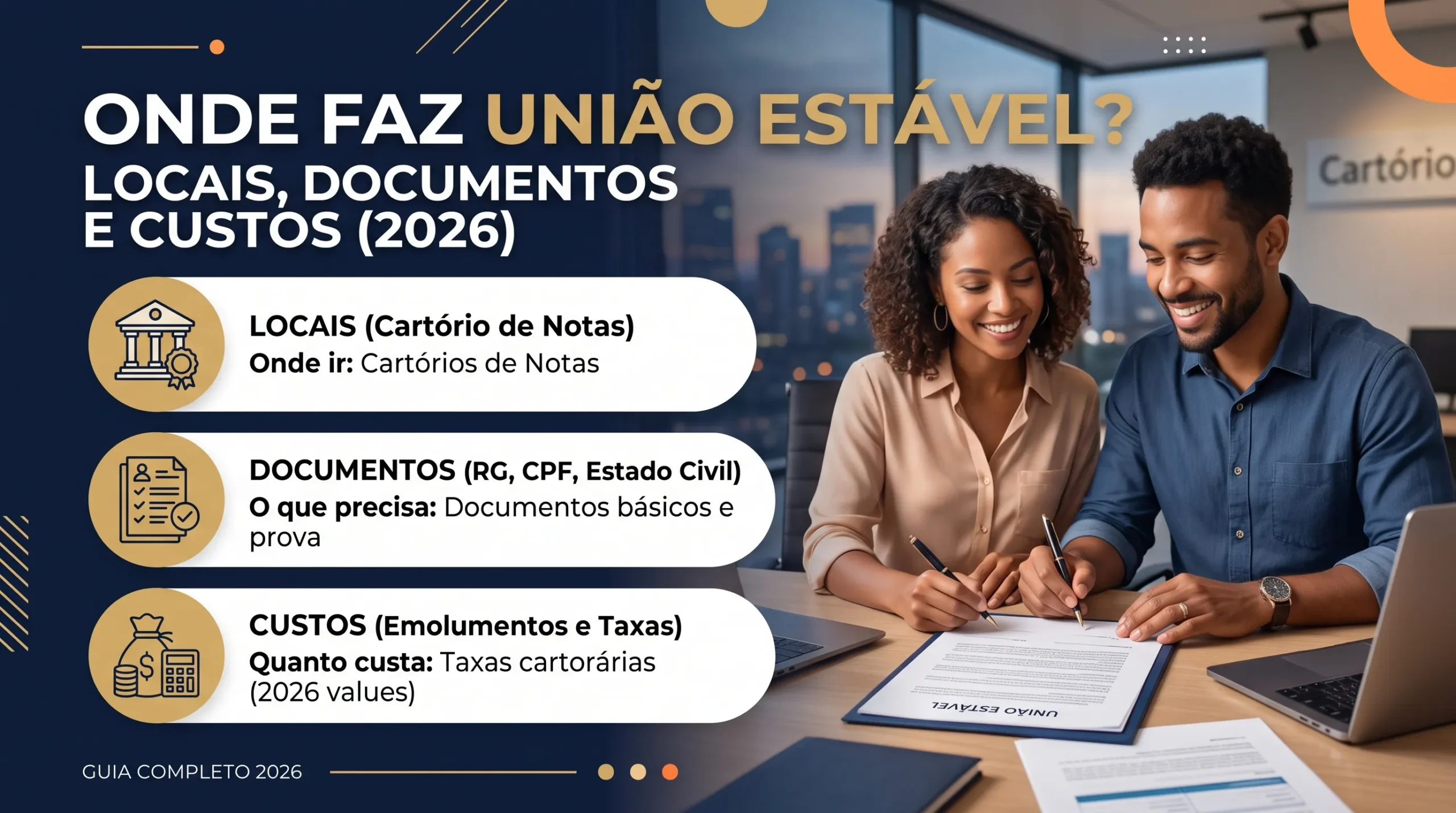 Onde Faz União Estável? Locais, Documentos e Custos (2026)