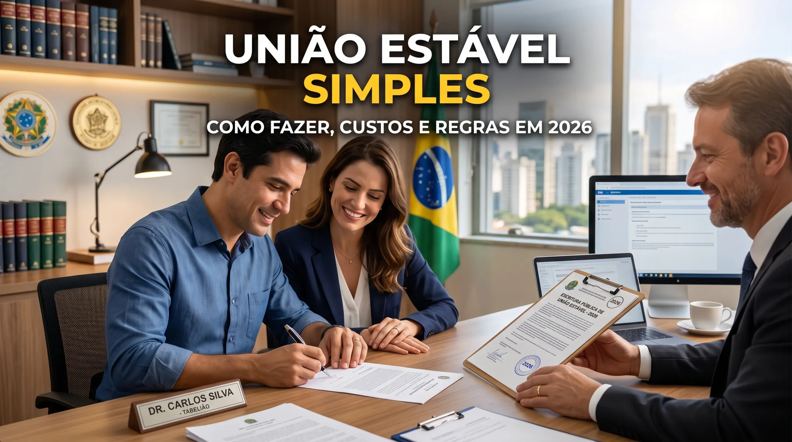 União Estável Simples Como Fazer, Custos e Regras em 2026